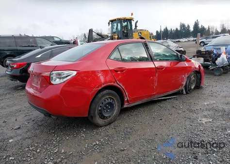 2018 Toyota Corolla Le из США, поврежденный, VIN 2T1BURHE4JC070464